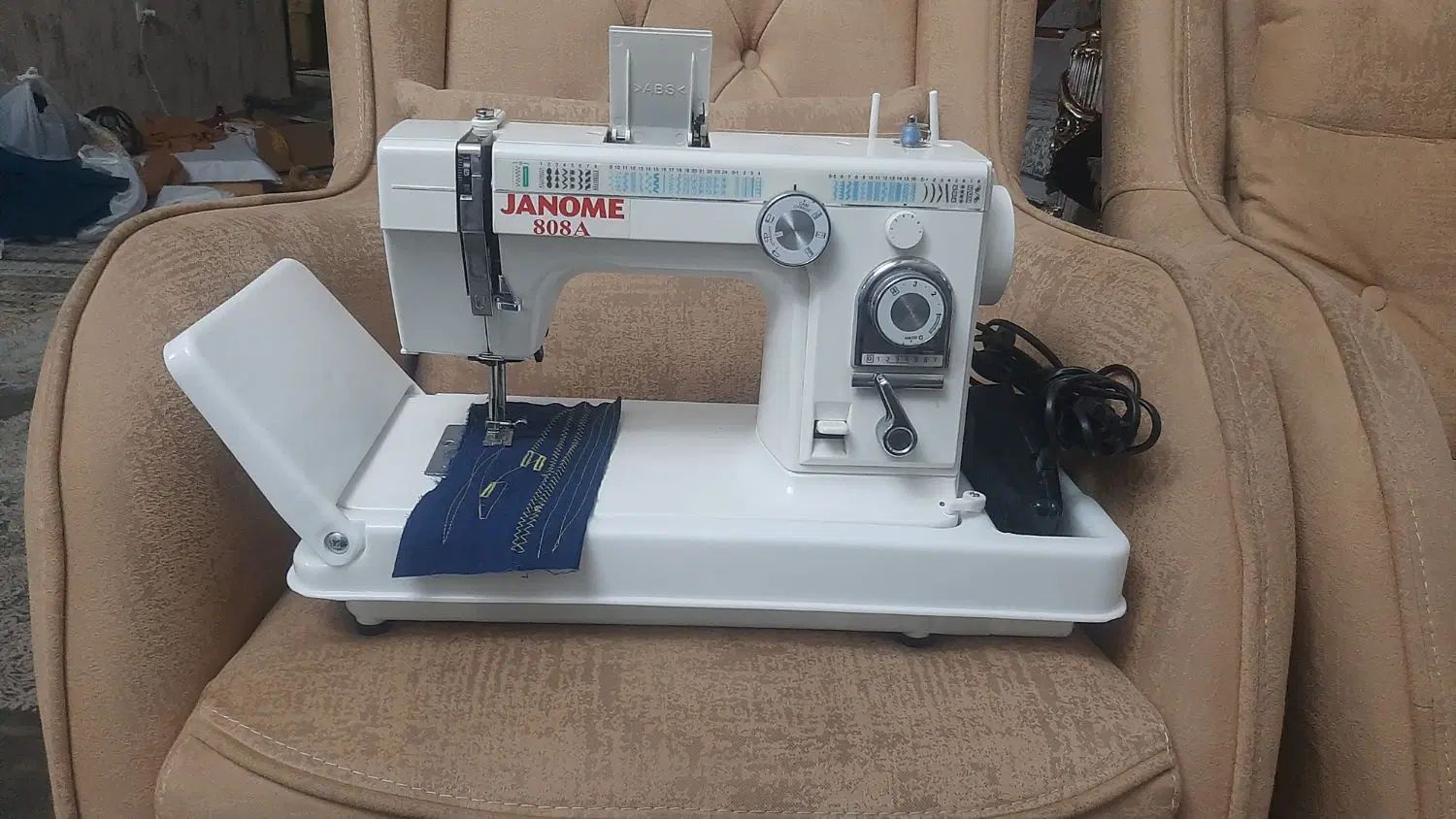 چرخ خیاطی ژانومه اصل ژاپن مدلa۸۰۸ ‌|چرخ خیاطی و ریسندگی|کرج, شهرک نهال و بذر|دیوار