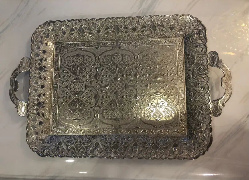 سینی ملیله کاری ترکیه ای|ظروف سرو و پذیرایی|تهران, مینی‌سیتی (شهرک نفت)|دیوار