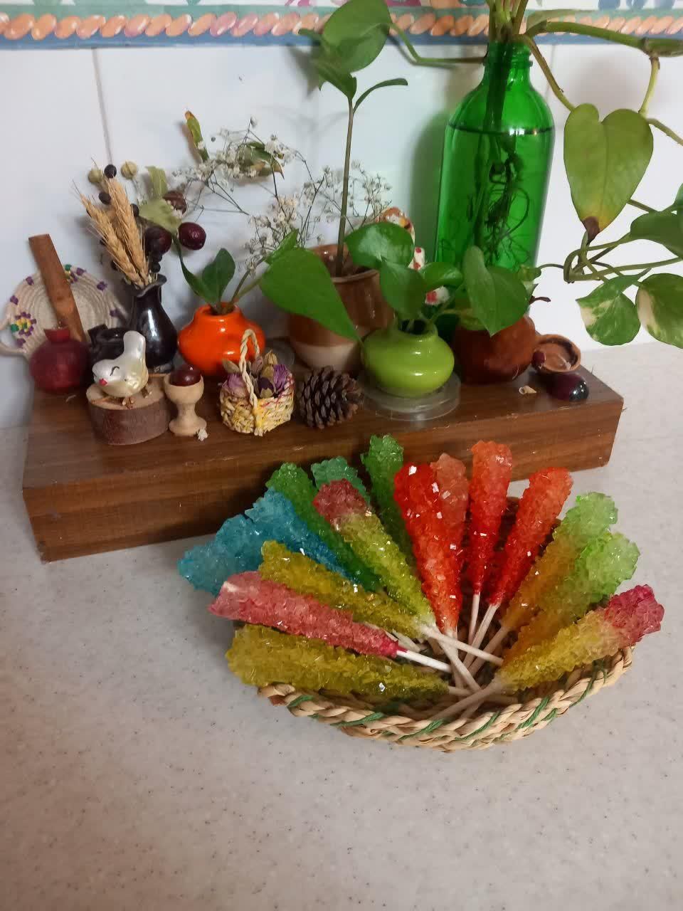 قند تزئینی بدون گلوکز نبات رنگی|خوردنی و آشامیدنی|قم, گلزار|دیوار