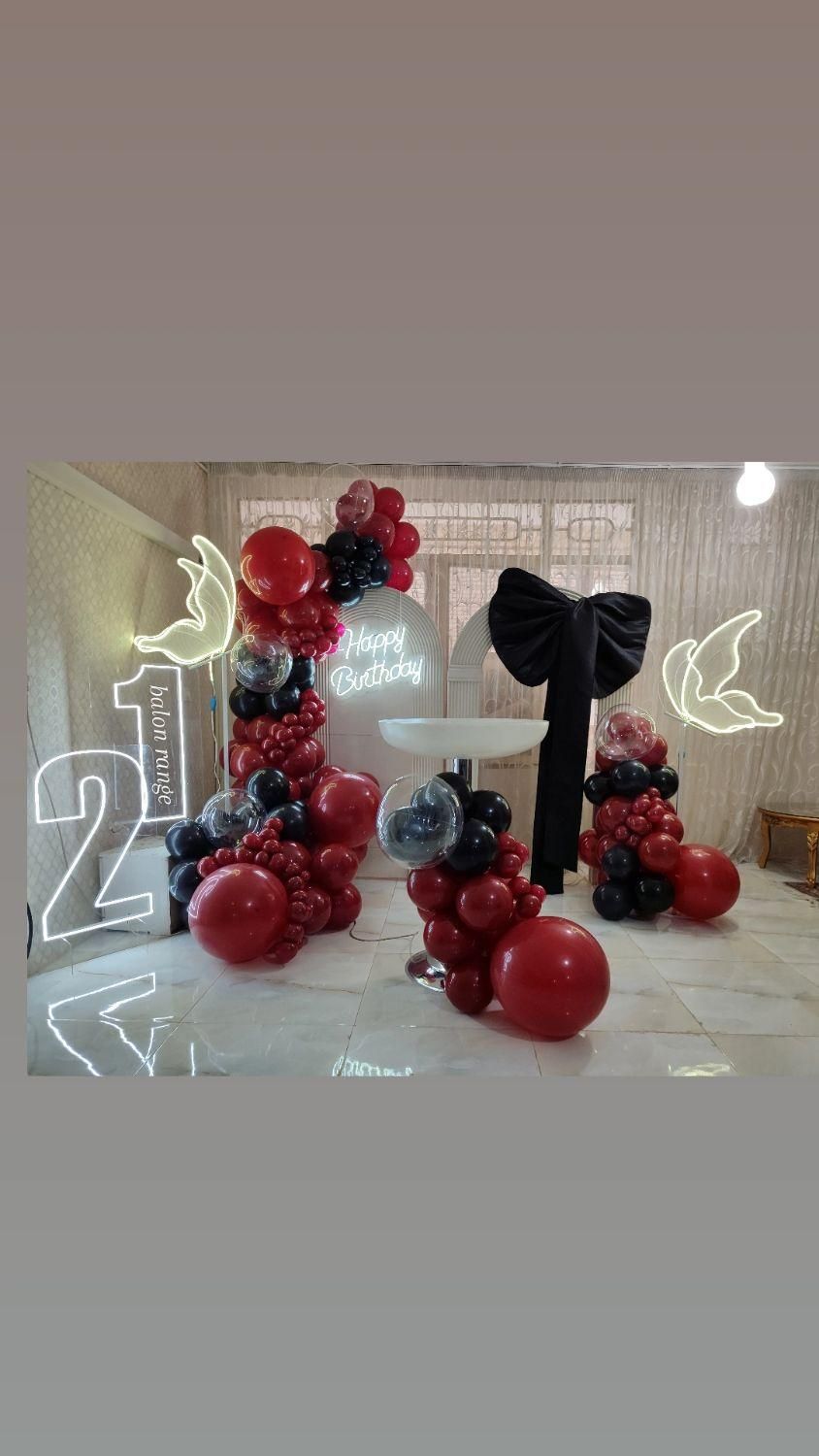 بادکنک آرایی. باغ دیجی فینگر|خدمات پذیرایی، مراسم|مشهد, شفا|دیوار