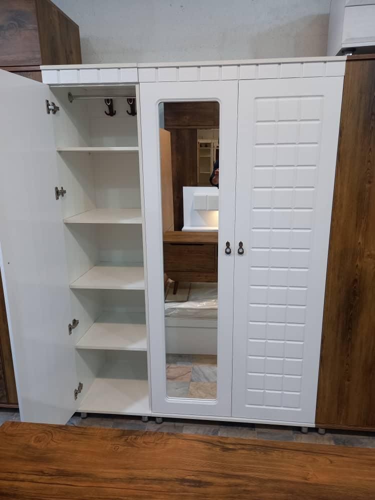 سه تیکه کمدلباس.دراور کمد لباس با دراور ۶کشاب خطی|جاکفشی، کمد، دراور|مشهد, عبادی|دیوار