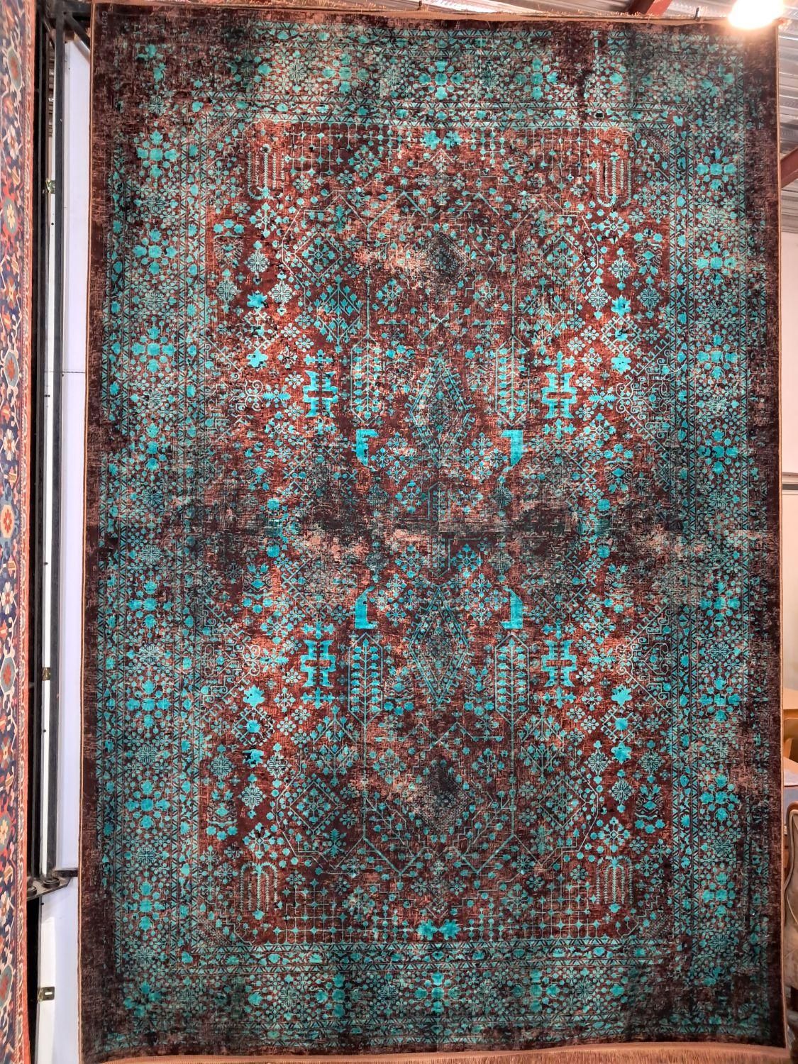 فرش آرتکس ابریشمی معادل ۷۰ رج دستبافت|فرش|رشت, حومه رشت|دیوار