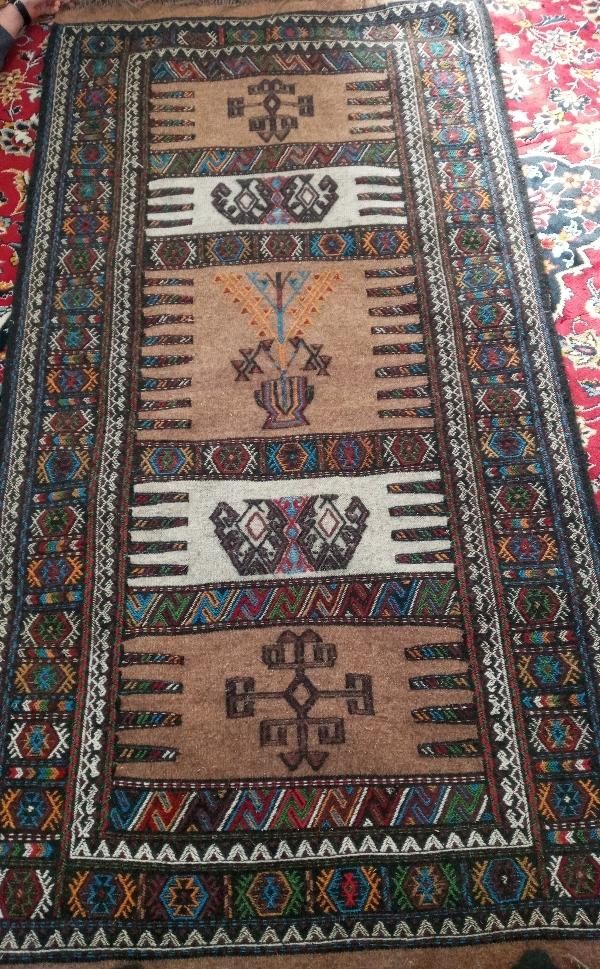 گلیم دست بافت|گلیم، جاجیم، گبه|بجنورد, |دیوار