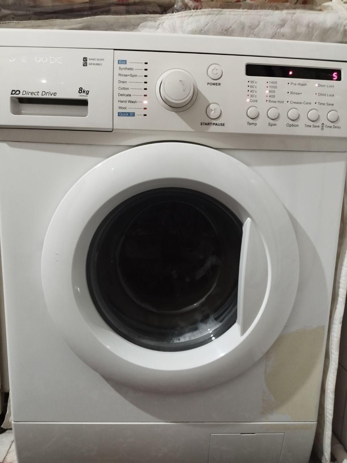 ماشین لباسشویی دوو مدل DWK-82141 ظرفیت 8 کیلوگرم|ماشین لباسشویی و خشک‌کن لباس|تهران, کوثر|دیوار
