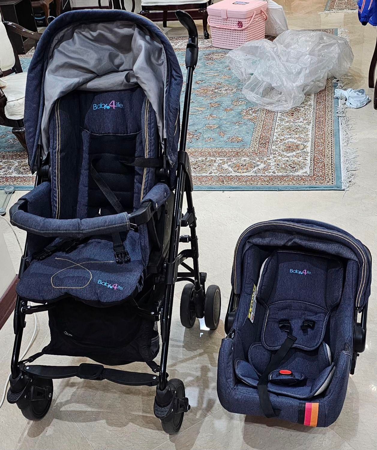 کالسکه و کریر بیبی فورلایف آلمانی اصل  baby4life|کالسکه و لوازم جانبی|تهران, چیذر|دیوار