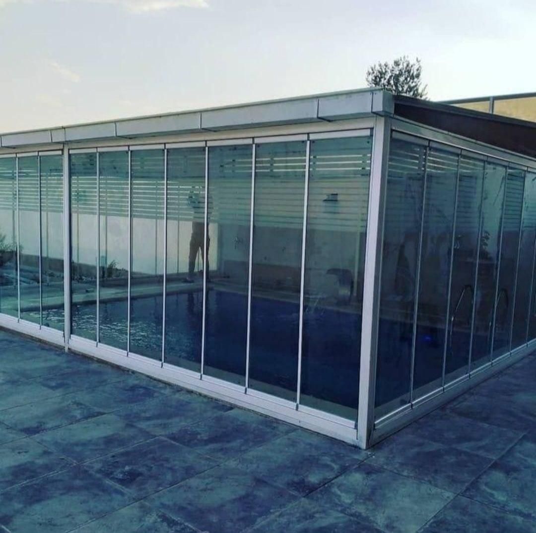 بالکن شیشه ای تاشو با ضمانت|خدمات پیشه و مهارت|مشهد, ایثارگران|دیوار