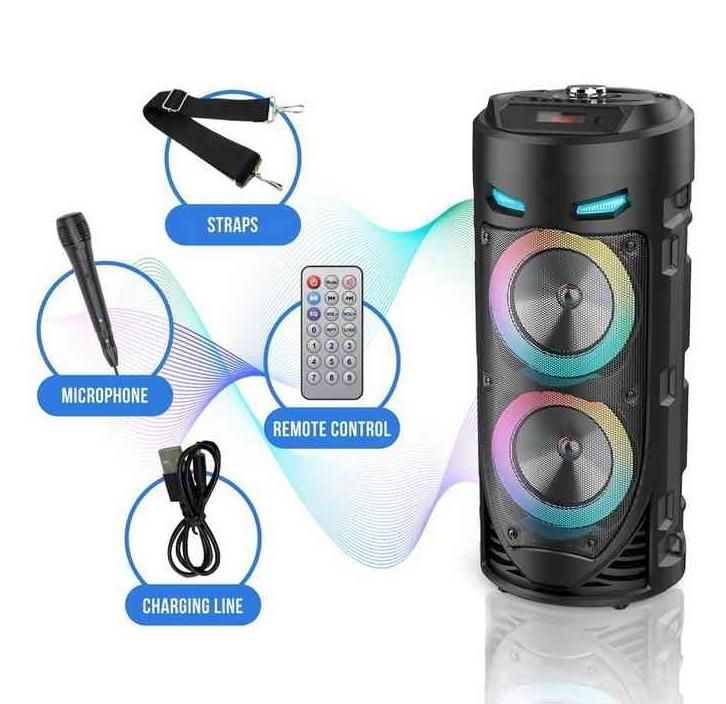 اسپیکر بلوتوثی ZQS کنترل و میکروفون دار (درب منزل)|پخشکننده همراه|تبریز, |دیوار