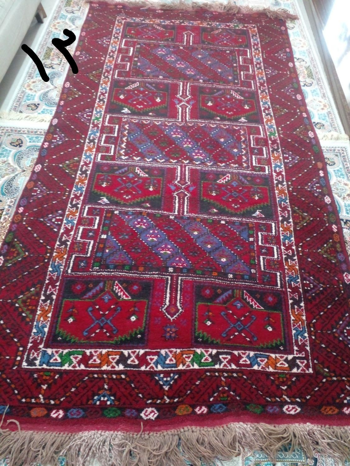 قالی (کوردی) کُردی در حد نو|فرش|اسفراین, |دیوار