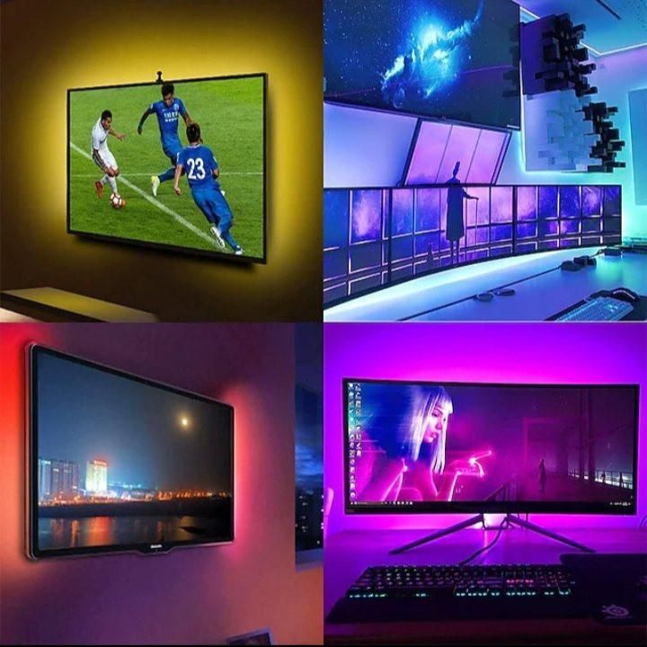 ریسه RGB گیمینگ strip light|ریسه و چراغ تزئینی|ارومیه, |دیوار