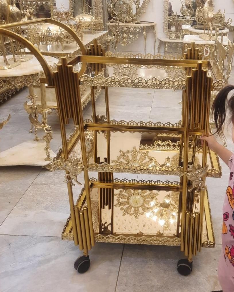 میز بار برنز برنزی|بوفه، ویترین، کنسول|کرمانشاه, |دیوار