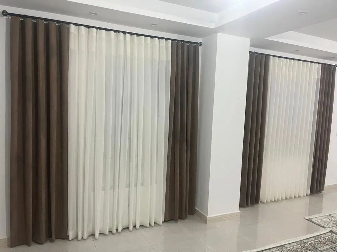 خیاط حرفه ای پرده های تزئینی خانگی در رشت|پرده، رانر، رومیزی|رشت, دیانتی|دیوار