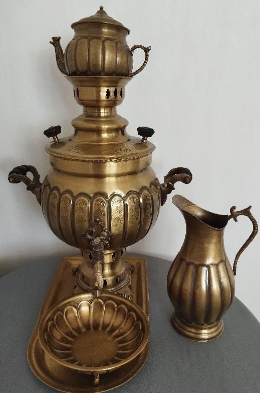 سماور برنجی|سماور، چایساز، قهوهساز|شهرکرد, |دیوار