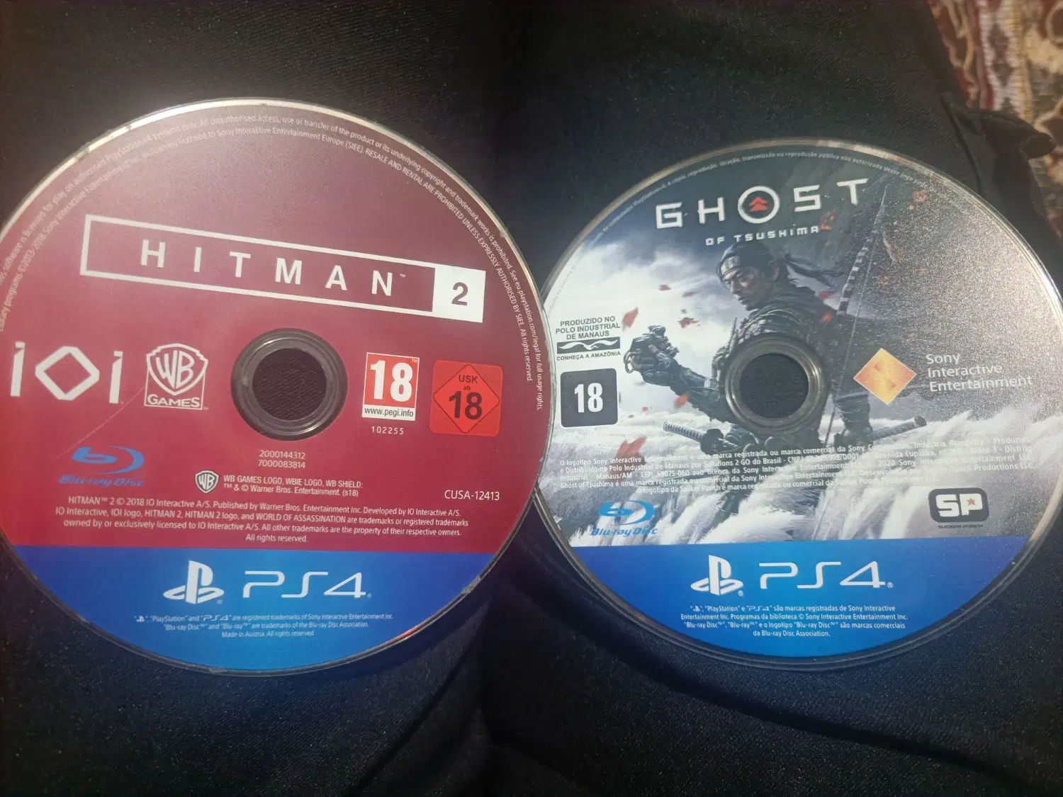 بازی ps4هیتمن2 و گاس اف سوشیما|کنسول، بازی ویدئویی و آنلاین|تهران, شهرک فردوس (حسینی)|دیوار