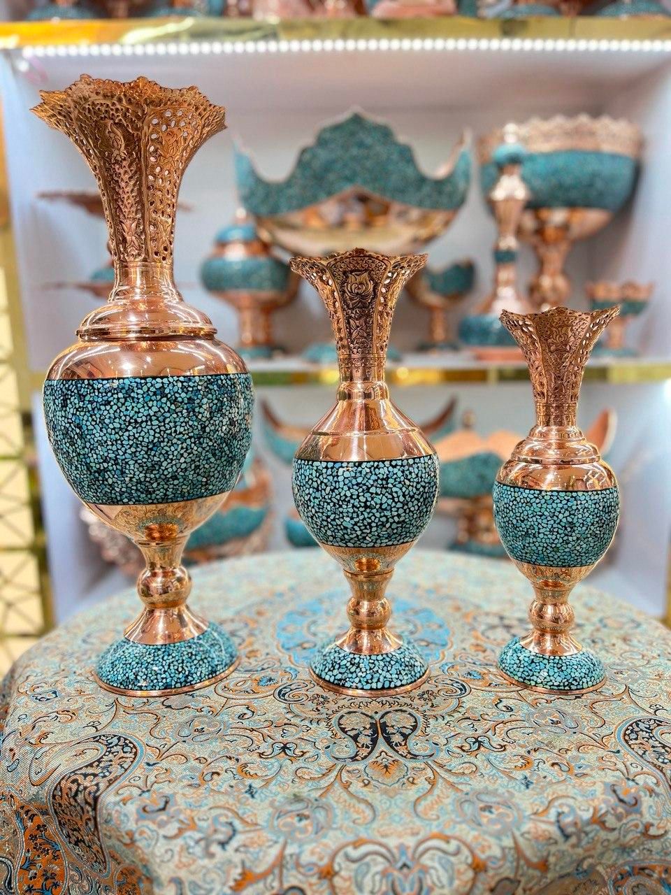 سنبلدان فیروزه کوبی اصل نیشابور|صنایع دستی و سایر لوازم تزئینی|تهران, بازار|دیوار