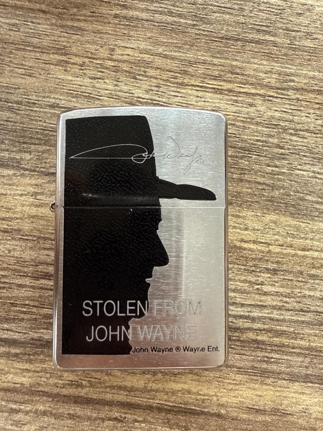 فندک کلکسیونی زیپو Zippo John Wayne  اصل آمریکا|کلکسیون اشیاء عتیقه|تهران, جمهوری|دیوار