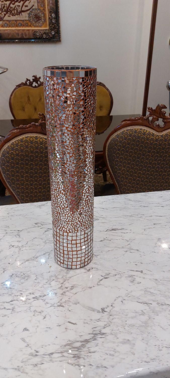 گلدان آینه کاری|صنایع دستی و سایر لوازم تزئینی|تهران, آشتیانی|دیوار