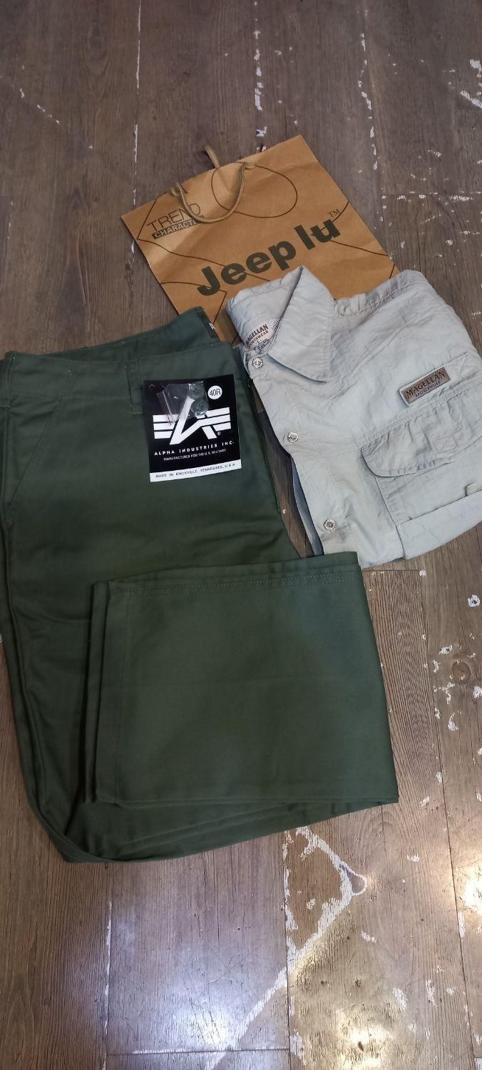 شلوار 4 چهارجیب آمریکایی آلفا رنگ سبز|لباس|شیراز, سیاه سنگ|دیوار