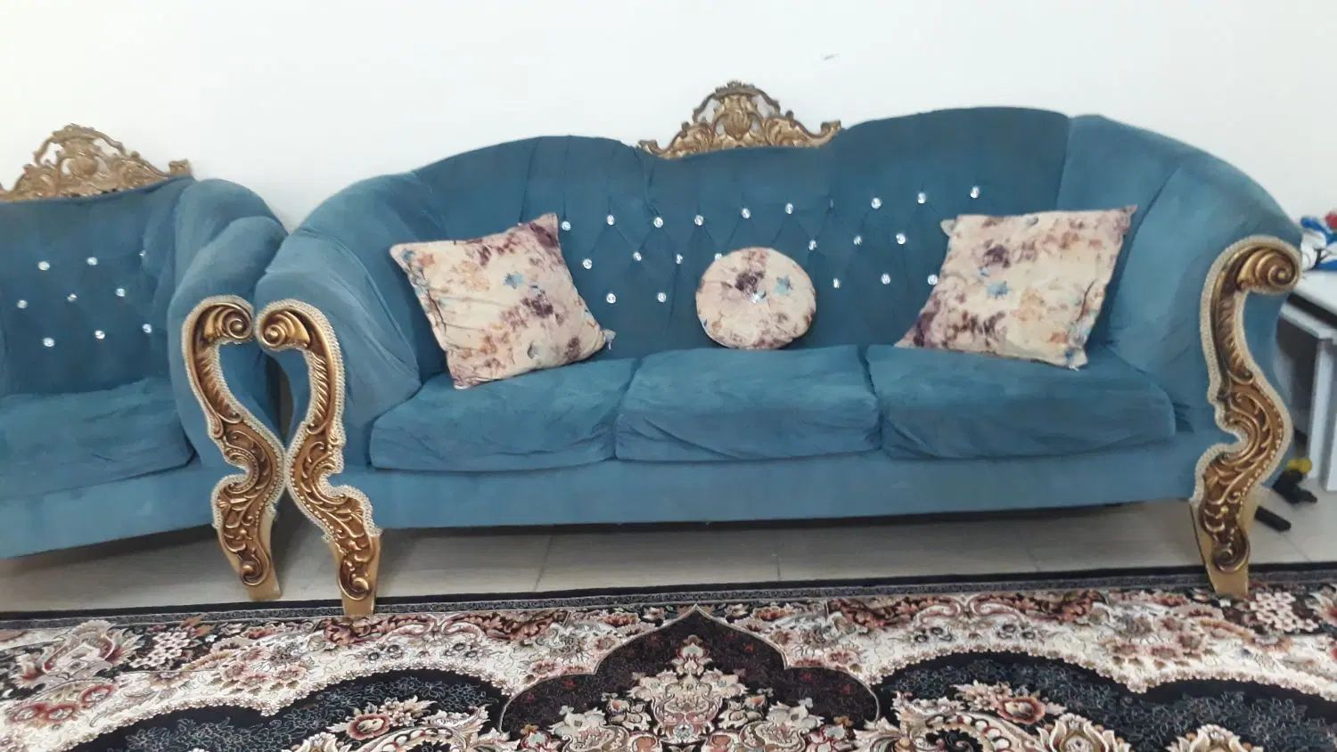 مبل استیل ۷نفره|مبلمان خانگی و میز عسلی|تهران, مشیریه|دیوار