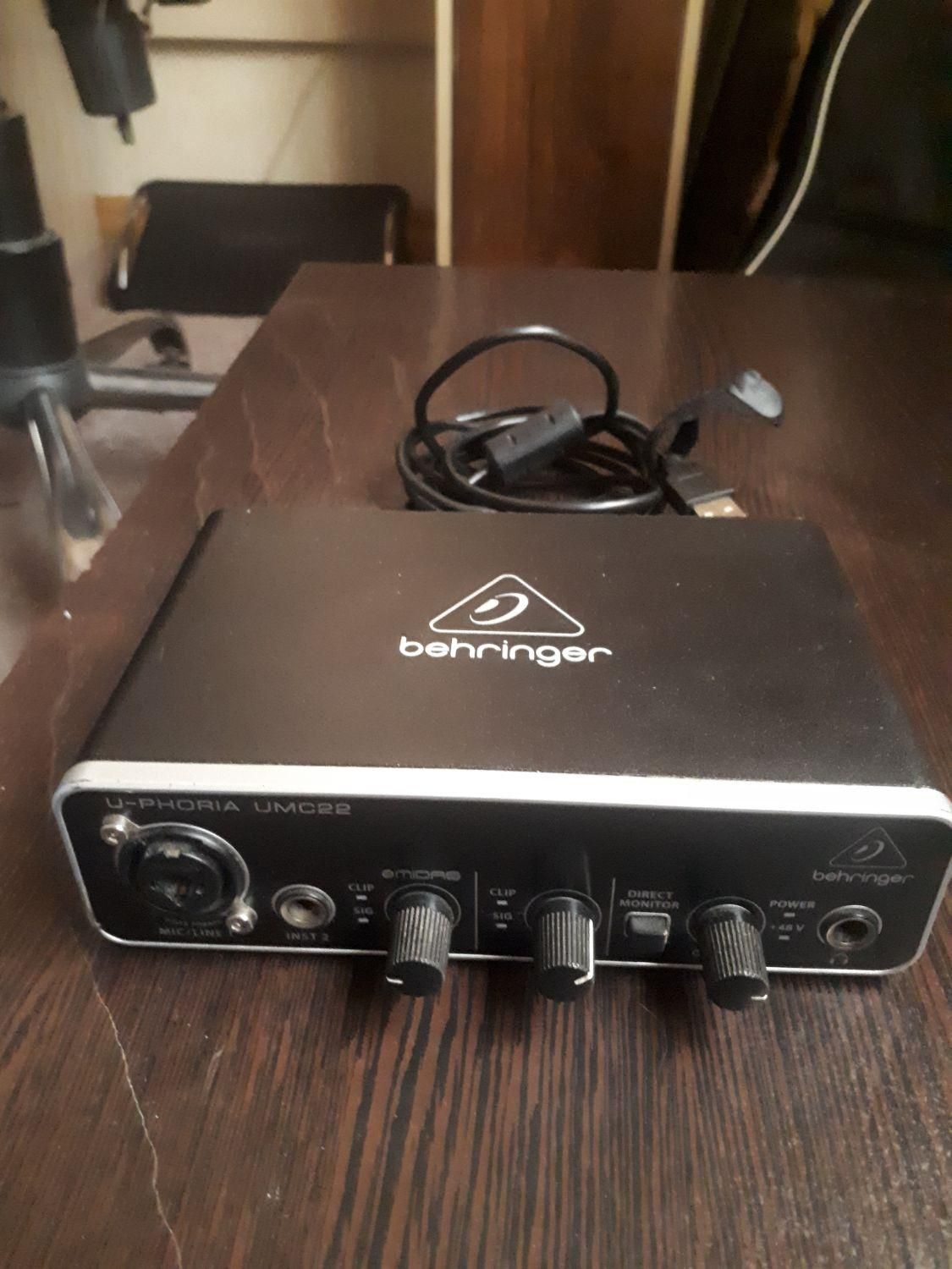 کارت صدای بهرینگر Behringer UMC22|آلات موسیقی|تهران, اکباتان|دیوار