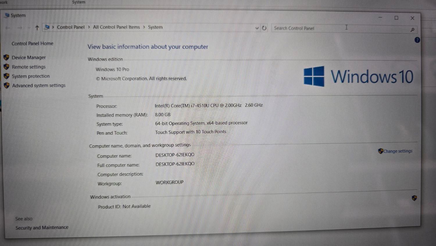 لپتاپ dell XPS 9333 تاچ i7 n4|رایانه همراه|قم, زنبیل آباد|دیوار