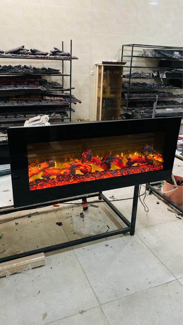 شومینه برقی باهیزم سه بعدی مدل۱۰۰۱۰|بخاری، هیتر، شومینه|فلاورجان, |دیوار