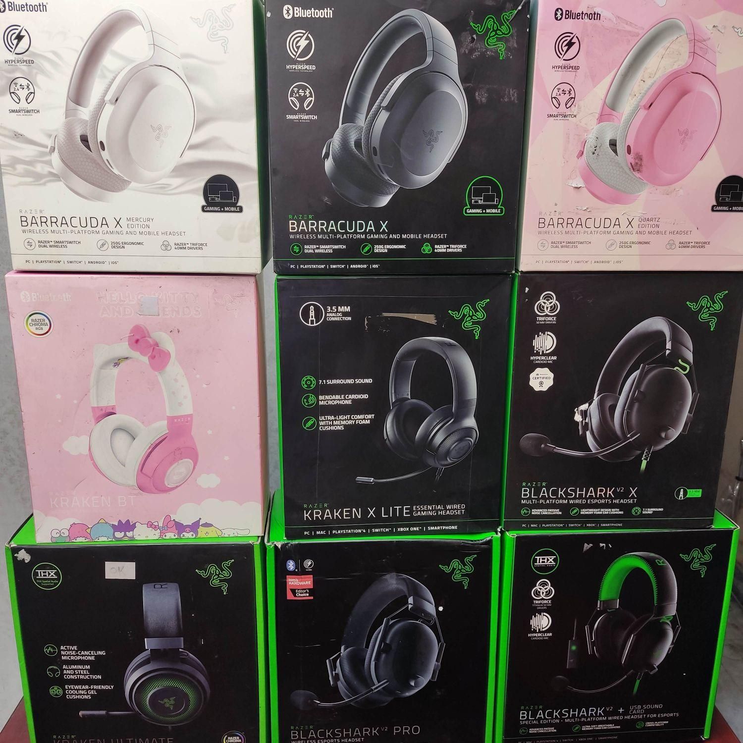 هدست/هدفون گیمینگ RAZER اپن باکس|قطعات و لوازم جانبی رایانه|تهران, آذری|دیوار