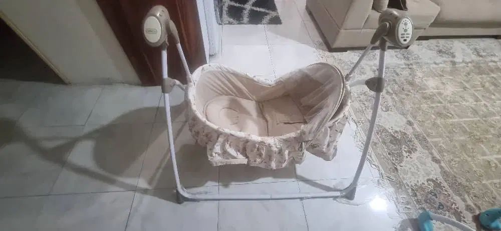 سیسمونی نوزاد گهواره برقی ،روروک ،میزغذا ،کریر|اسباب و اثاث بچه|کرج, گلشهر|دیوار