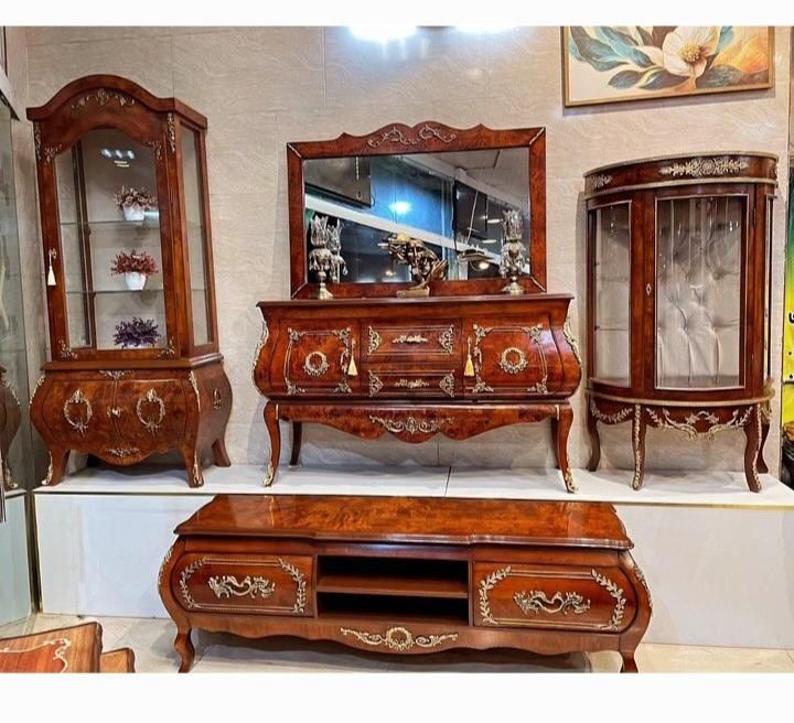 ست میزتلویزیون و کنسول پایه بلند کد ۰۰۱۰|بوفه، ویترین، کنسول|بومهن, |دیوار