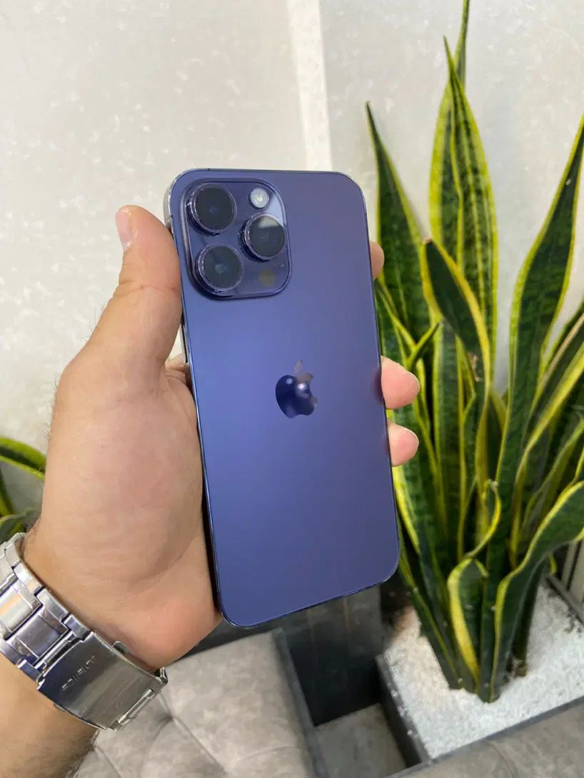 اپل iPhone 14 پرومکس بنفش باطری ۸۹ اقساط بدون چک|موبایل|اصفهان, احمدآباد|دیوار