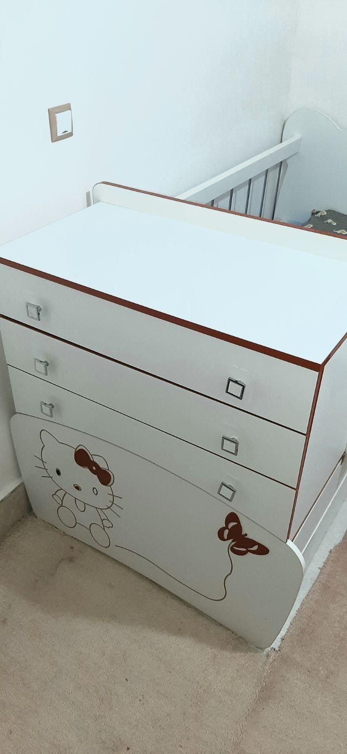 سرویس خواب کودک کیتی|تخت و سرویس خواب|اردبیل, |دیوار