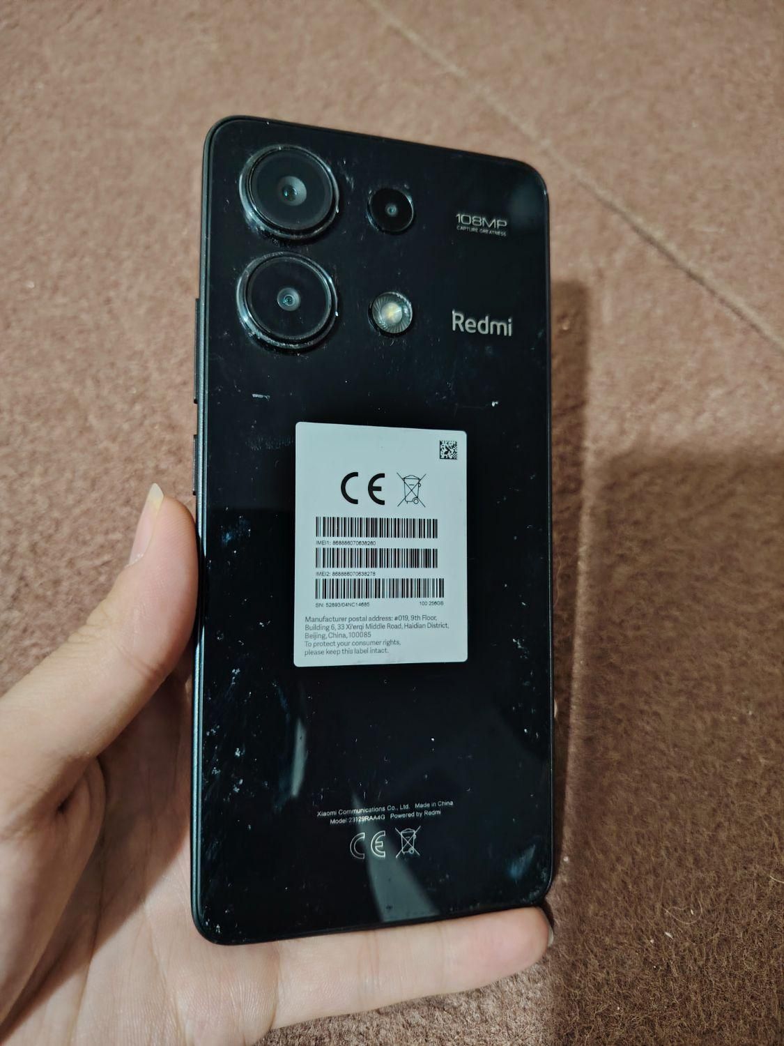گوشی شیائومی Redmi note 13|موبایل|شاهین‌شهر, نظامی|دیوار