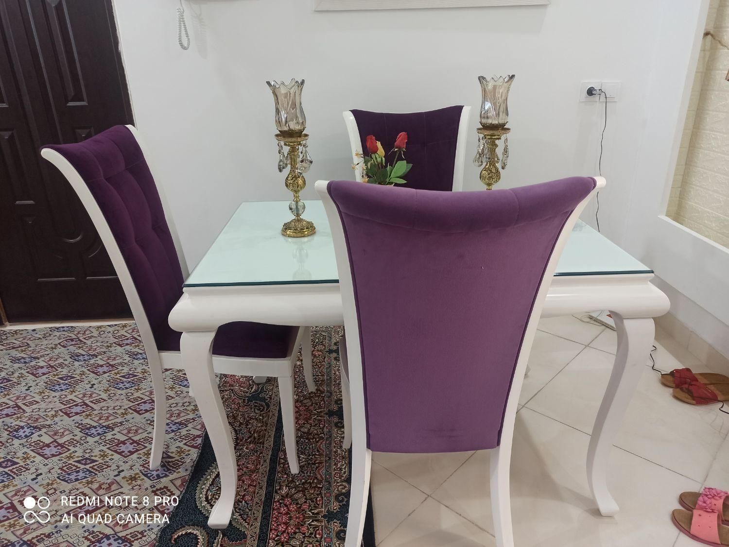 میز غذاخوری 4نفره|میز و صندلی غذاخوری|شازند, |دیوار