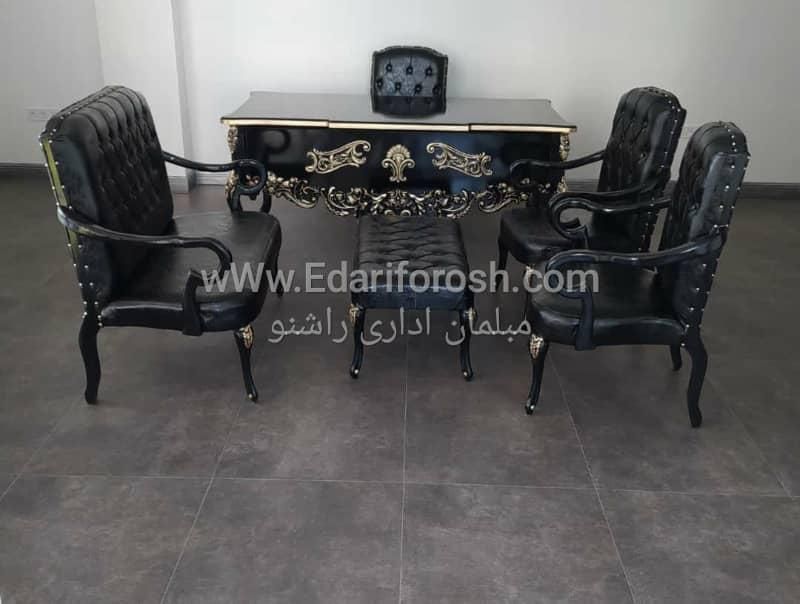 میز کلاسیک کوین مدیریت نیم ست کوین اداری صندلی|دفتر کار|کرج, برغان|دیوار