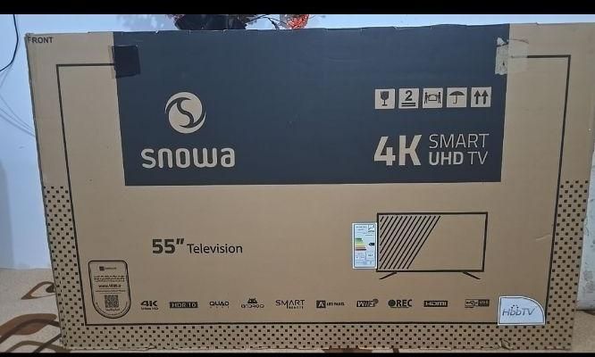 تلویزیون اسنوا 4k فول امکانات فقط3ماه کارکرد|تلویزیون و پروژکتور|مسجد سلیمان, |دیوار