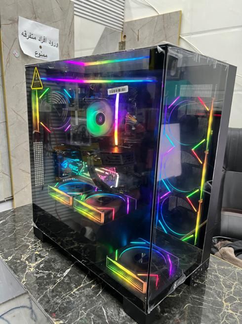 کیس گیمینگ اکواریومیCPU I 5 12400F RAM 16RGBRX580|رایانه رومیزی|بوشهر, |دیوار