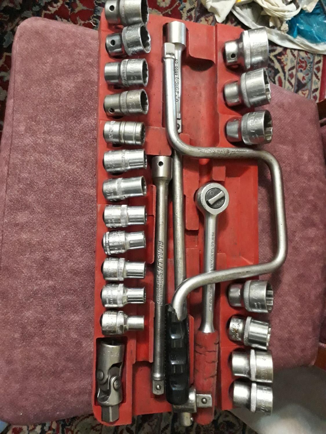 آچار بکس المانی قدیمی الورا سالم ۱۰ تا ۳۲|ابزارآلات|تهران, امین حضور|دیوار