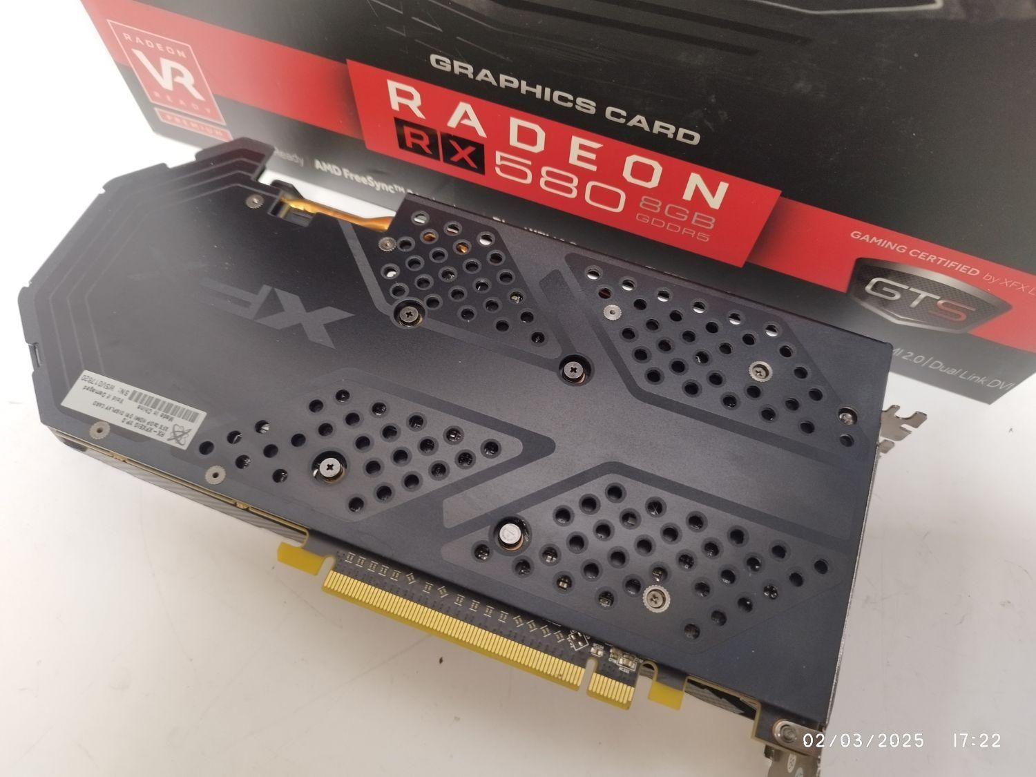 کارت گرافیک xfx rx580 8G ماین نشده با مهلت تست|قطعات و لوازم جانبی رایانه|تهران, جمهوری|دیوار