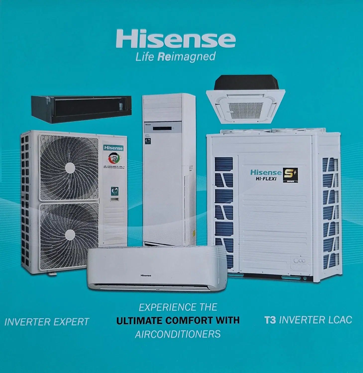 داکت اسپیلت های Hisense با گارانتی|کولر گازی و فن‌کوئل|تهران, پاسداران|دیوار