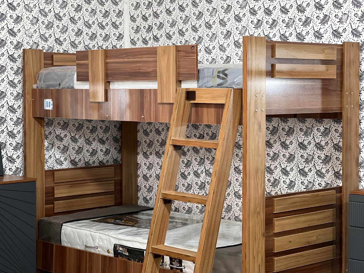 تخت دوطبقه تخت خواب دوطبقه دو طبقه تمام چوب والریا|تخت و سرویس خواب|تهران, شهرک ابوذر|دیوار