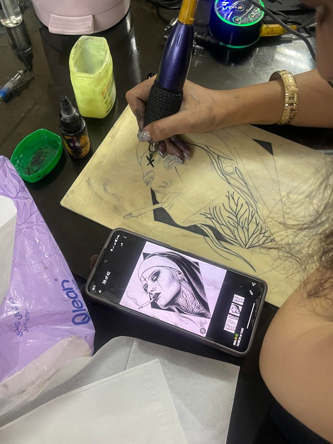 اموزش تخصصی تاتو در خدمات مدل تاتو بدن|خدمات آرایشگری و زیبایی|یزد, |دیوار