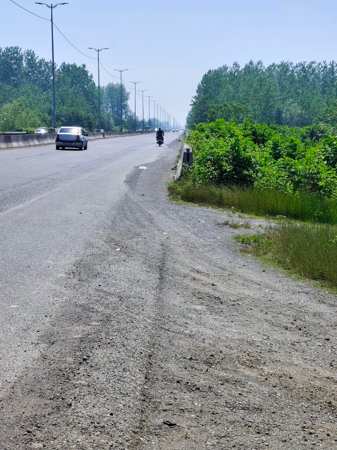 فروش زمین ۱۷۰۰متری« دو بر » بر اصلی اتوبان کنارگذر|فروش زمین و ملک کلنگی|بندر انزلی, کلیور|دیوار