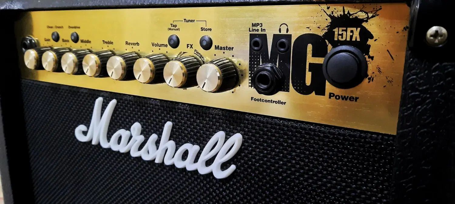 فروش ویژه آمپلی‌فایر Marshall MG15FX (ساخت ویتنام)|گیتار، بیس، امپلیفایر|مشهد, عامل|دیوار