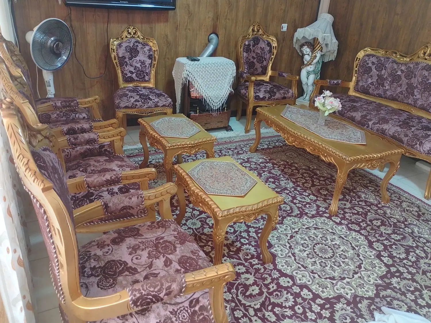 مبل استیل کلاسیک|مبلمان خانگی و میز عسلی|اصفهان, گلزار|دیوار