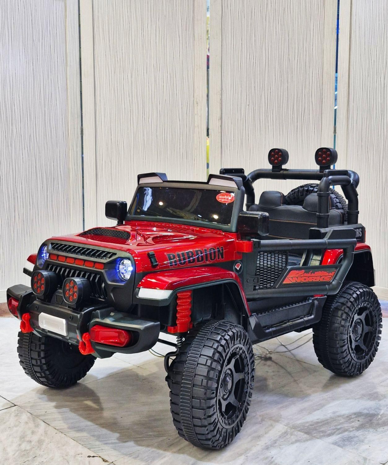 ماشین شارژی جیپ روبیکان متالیک چهارموتورفول|اسباب‌‌بازی|تهران, پرستار|دیوار