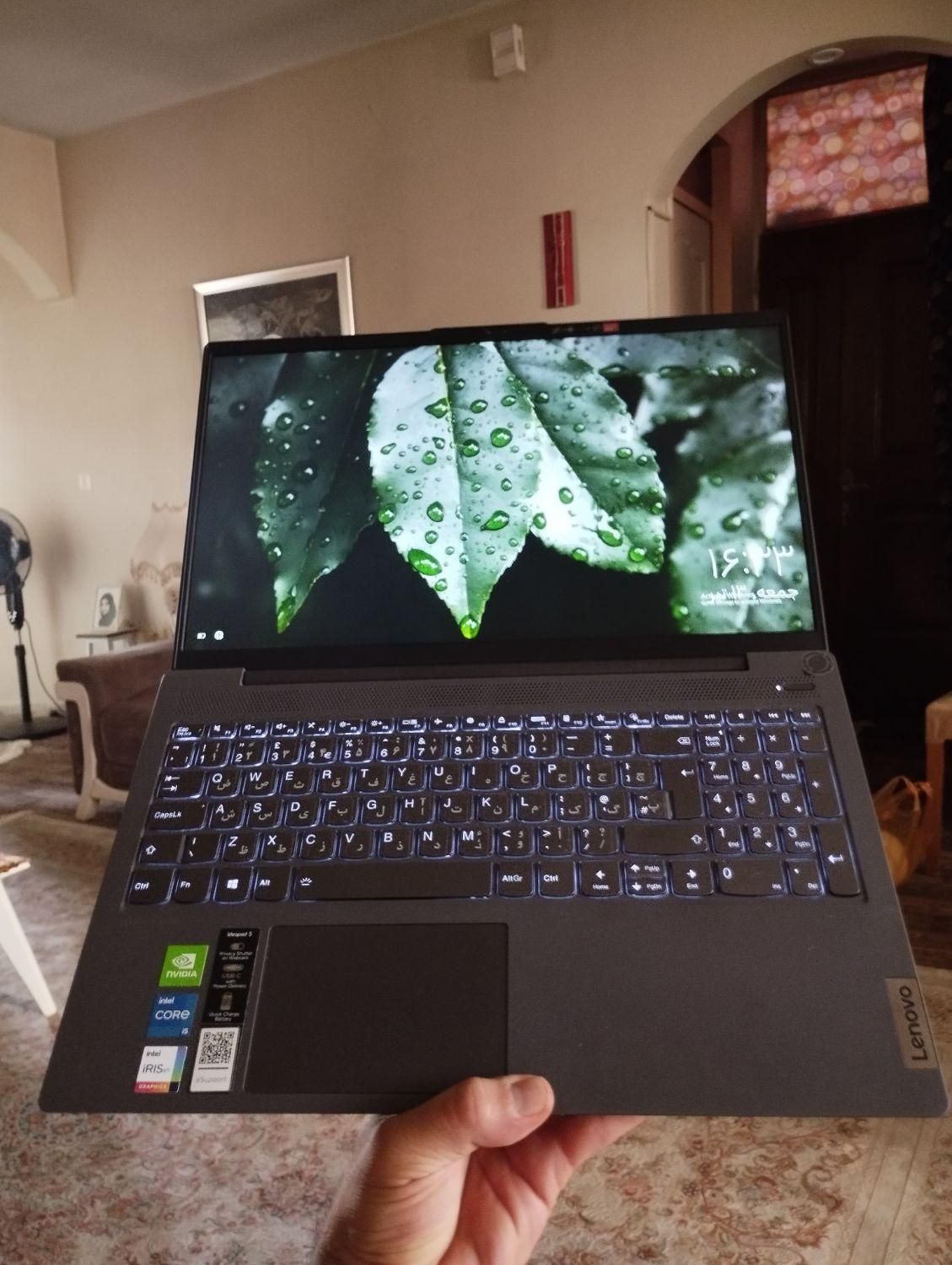 لپتاپ لنوو ideapad 5 درحد نو کم کار به شرط|رایانه همراه|کرج, مهرشهر - فاز ۴|دیوار
