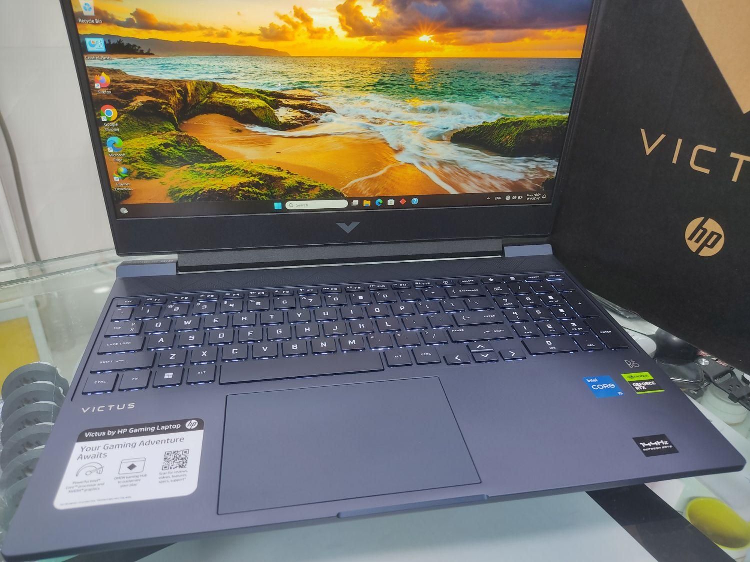 لپ تاپ گیمینگ نو آکبند hp Victus|رایانه همراه|دزفول, |دیوار