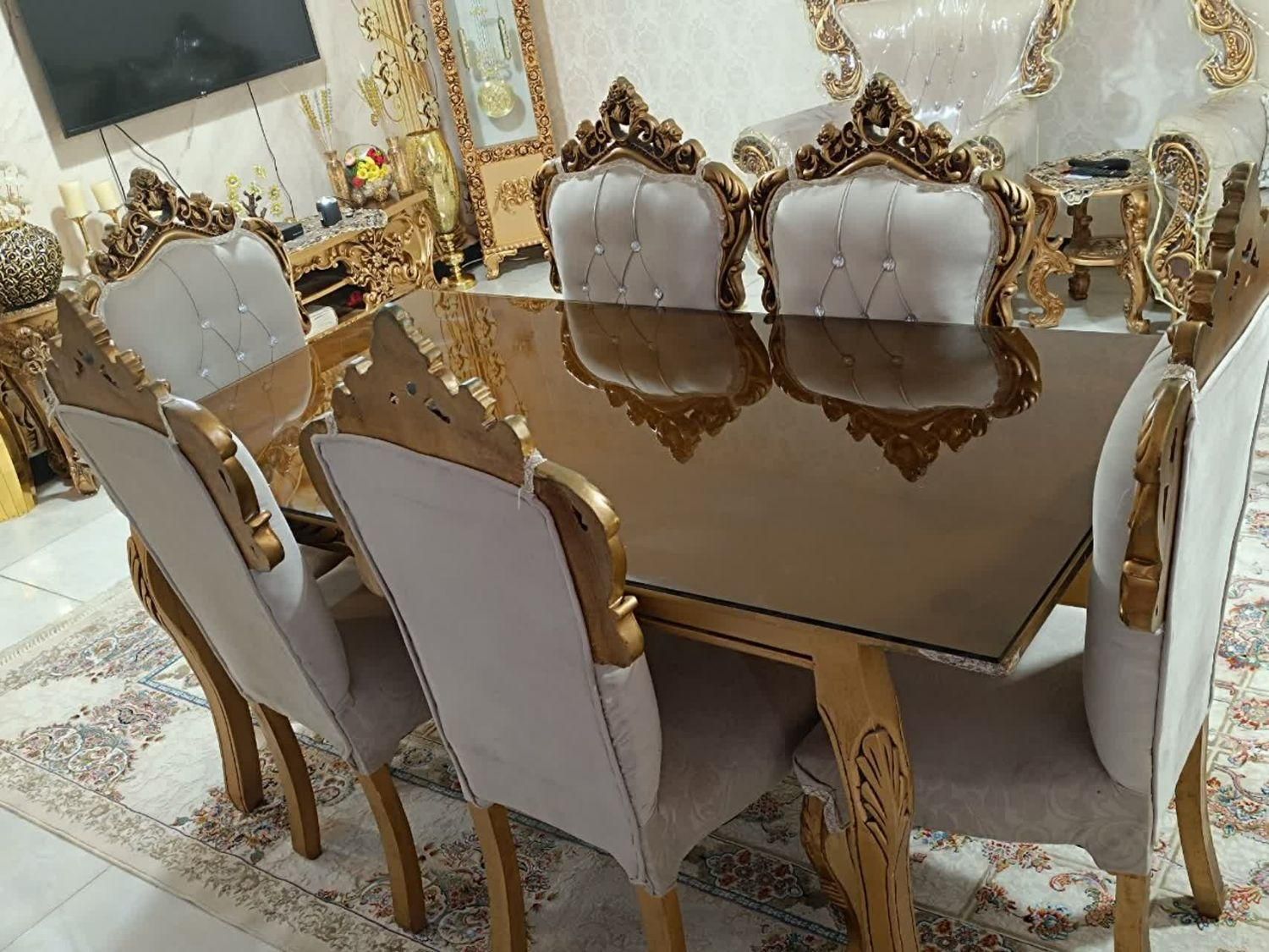 فروش، میز،غذا خوری شش نفره|میز و صندلی غذاخوری|بندر ماهشهر, |دیوار