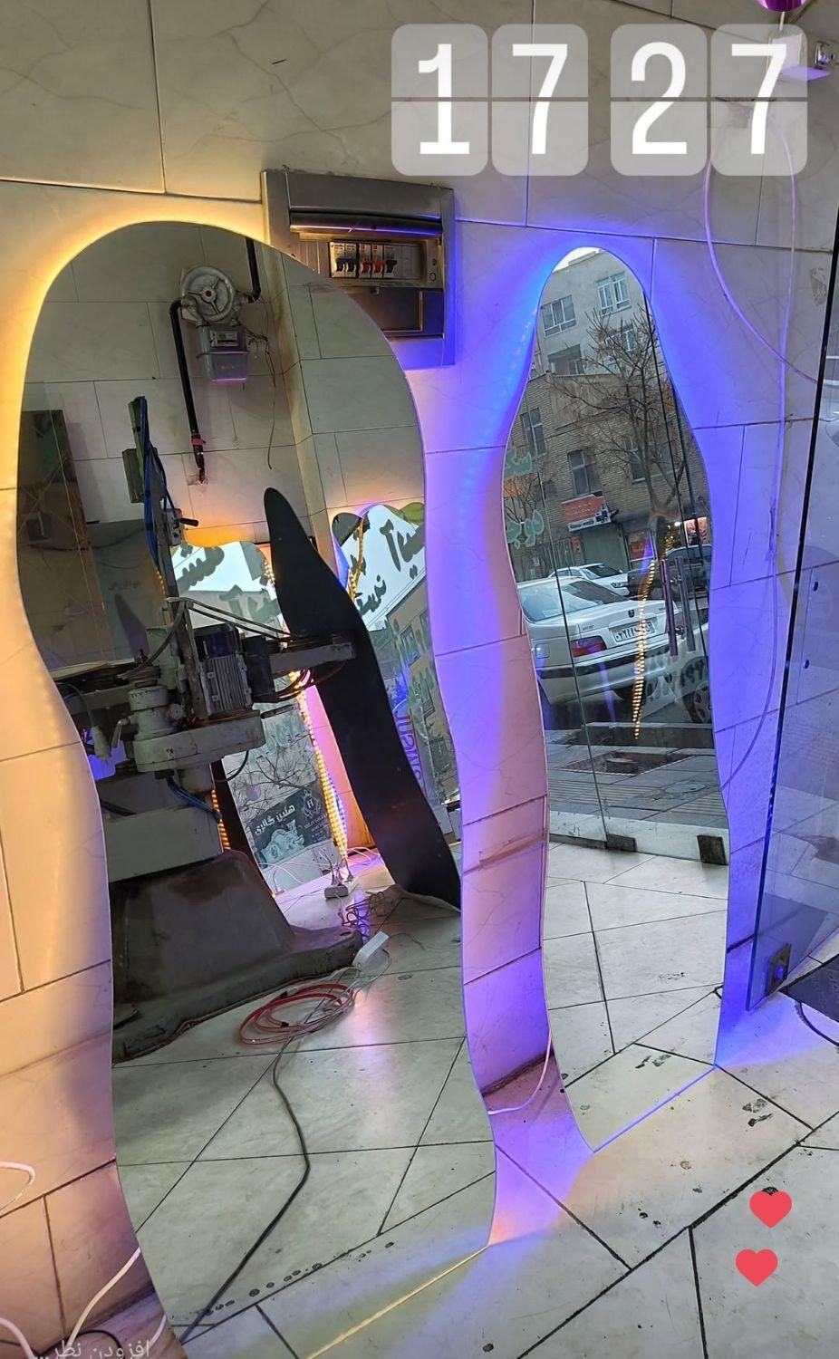 تولید و پخش اینه دفورمه بک لایت اینه سرویس بهداشتی|آینه|قدس, شهر‌قدس|دیوار