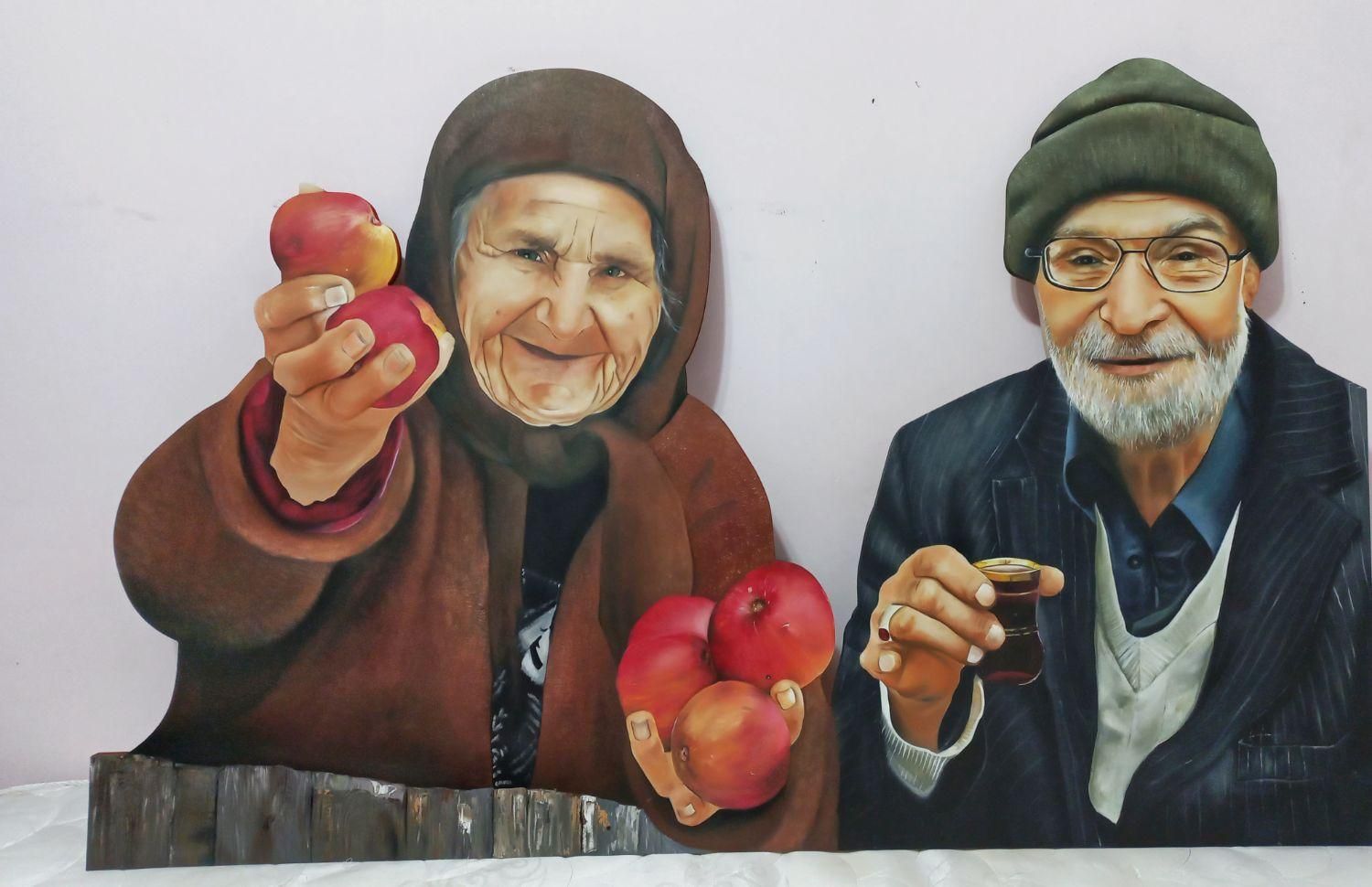 پذیرش سفارش چهره سیاه قلم|صنایع دستی و سایر لوازم تزئینی|اصفهان, نمایشگاه بین المللی اصفهان|دیوار