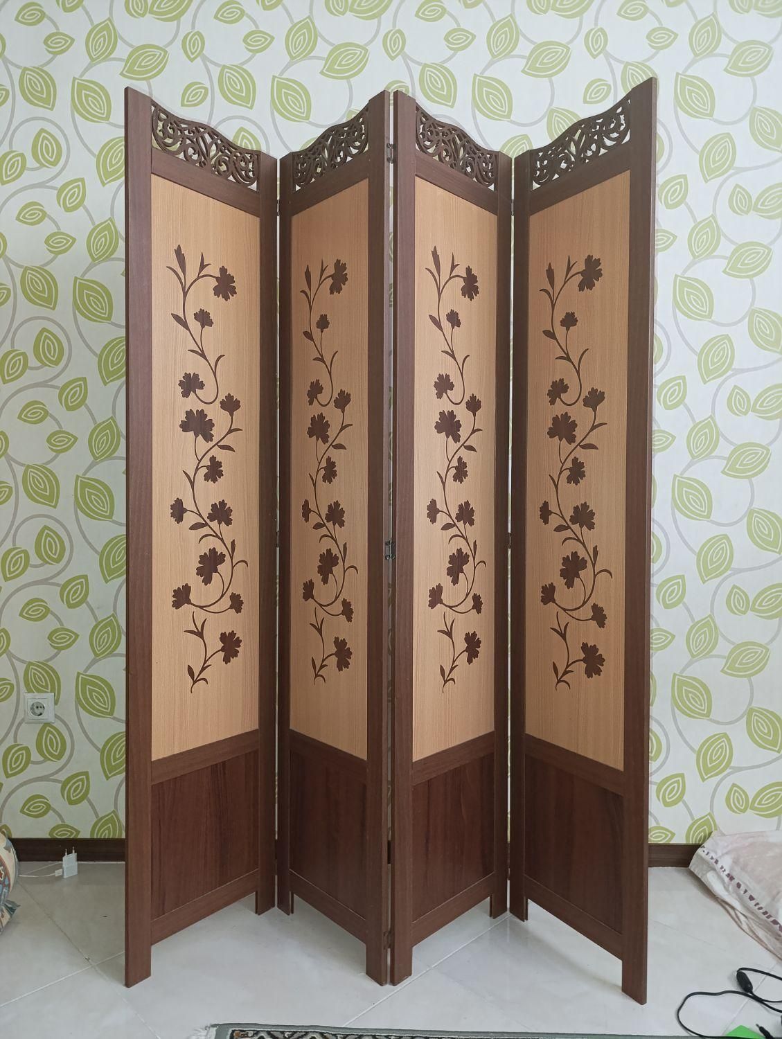 پاراوان پارتیشن زیبا چهار لت|صنایع دستی و سایر لوازم تزئینی|مشهد, امام رضا (ع)|دیوار